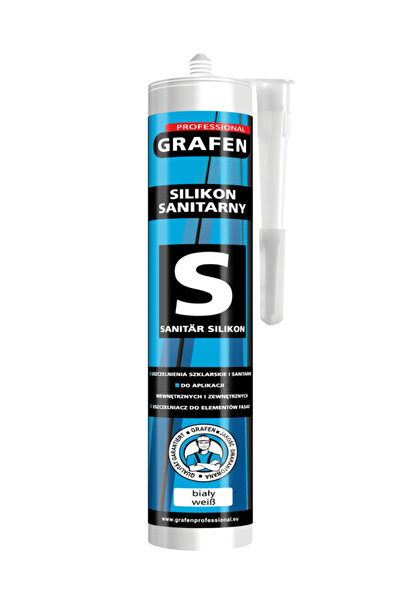 grafen Sanitary silicone TRANSPARENT WHITE GREY ANTHRACITE 280 ml