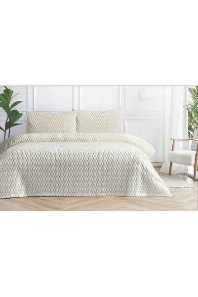 Ülkea Tekstil Σετ Κουβέρτας Διπλής Κλίνης MERİNOS Sign Collection 3 Τεμάχια