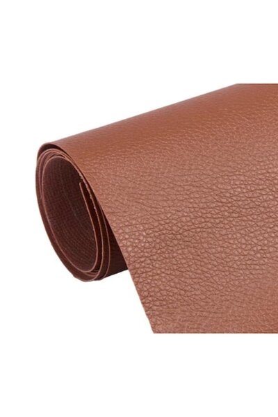 topbazar Folie autoadezivă pentru piele 75x250 cm, maro — pentru canapea, scaun și interiorul mașinii