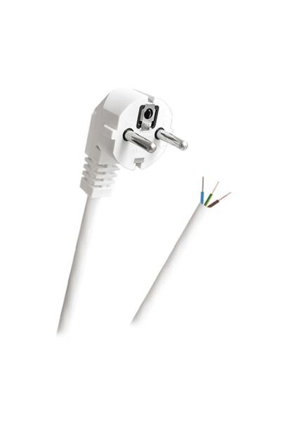 KlaussTech Cablu electric dezizolat, cu ștecher, lungime 3 m.