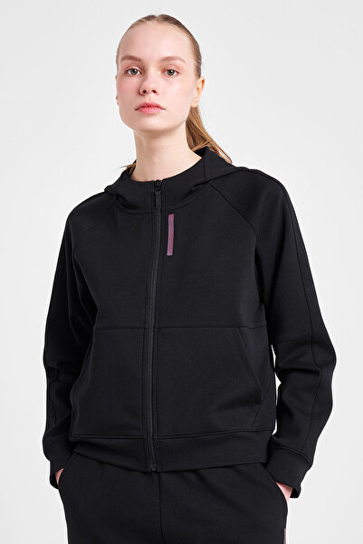 Lescon Women's Zippered Hooded Sweatshirt 25N-2133
