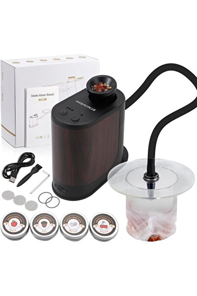INKBIRDPLUS Portable Cocktail Smoker Kits Kitchen Wood Smoke Infuser