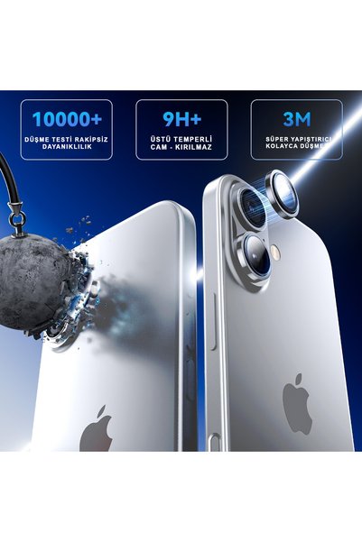 MTL iPhone 17 Compatible Sapphire Lens Anti-Scratch Durable Camera Protector