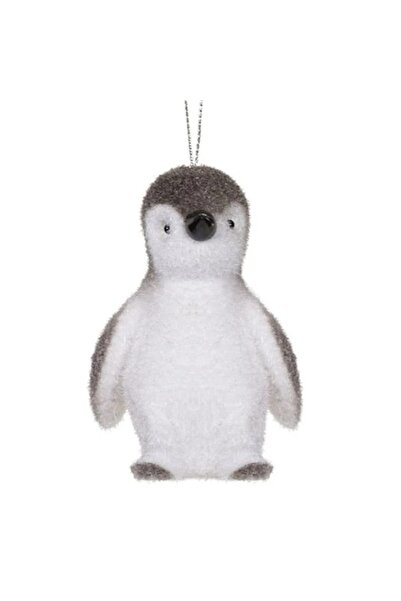 ANTBRO Christmas Tree Ornament - penguin, foam white/grey, 8cm