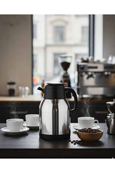 AiroBazar 1.5 Liter Double Layer Stainless Steel Thermos Heat Preservation for a Long Time Vacuum Flask