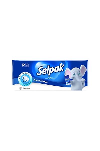 Selpak Handkerchief Pocket Classic 10Pcs 8 Pieces