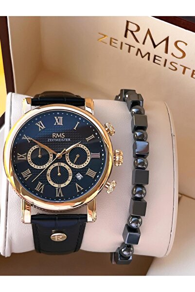 RMS Romanson Leather Cord Internal Functions Active 5 Atm Water Resistant Men...