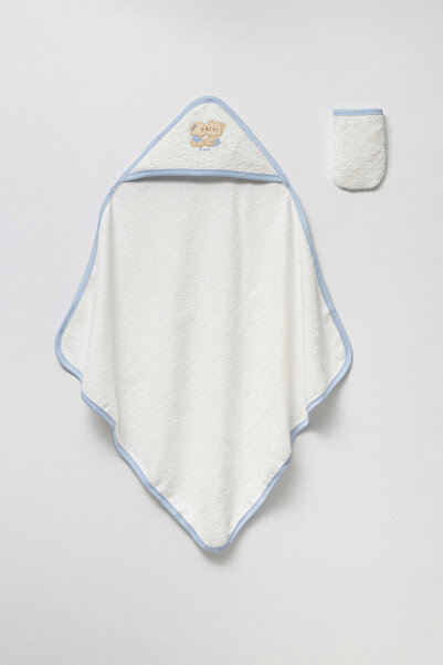 Bip Baby Biyeli Nakışlı Havlu + Kese