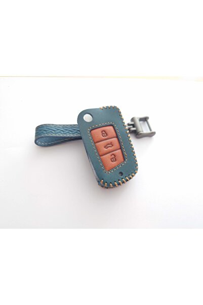OEM Premium leather key case for VW Polo Golf 7 Tiguan Skoda Octavia/Kodiaq Karoq Seat Ateca/Leon