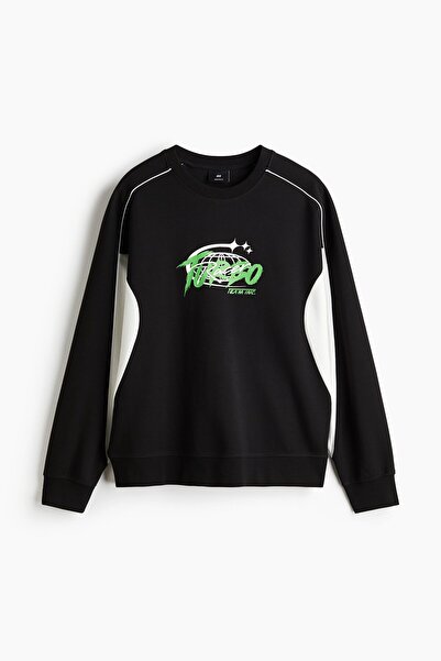 H&M Scuba Sweatshirt Loose Fit