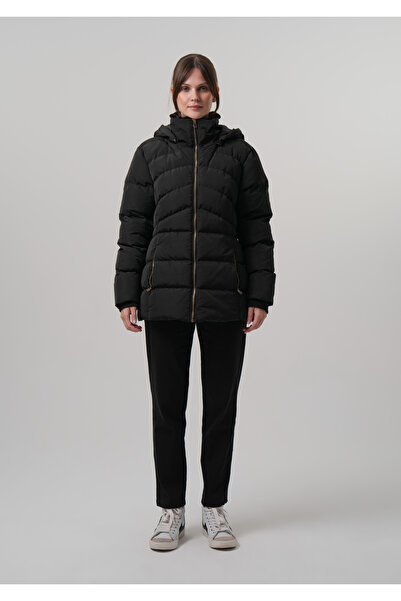 PIQUE Women's Coat Women's Puffer Coat with Detachable Hood