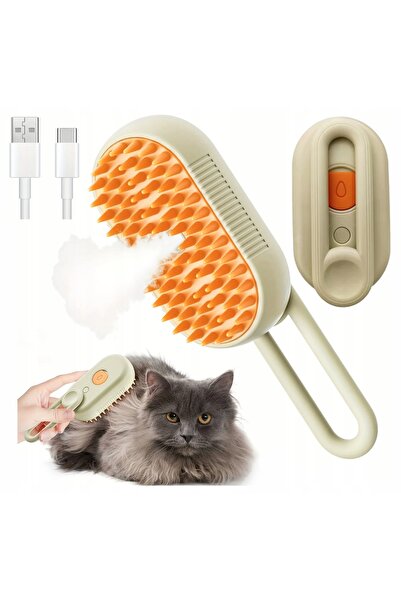 Other SZCZOTKA PAROWA DLA PSA KOTA NAWILŻAJĄCA SIERŚĆ MASAŻER DO PIELĘGNACJI