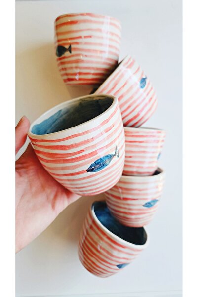 WEBBMODA Handmade Fish Mug Cup