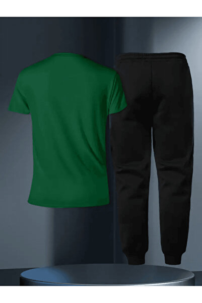 LAVİTTA Traveler Graphic Detailed Sports Men's Set