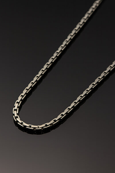 Otto Man Steel Jewelry Erkek Çelik Kolye Düz Elegant Model Parlak Paslanmaz K...