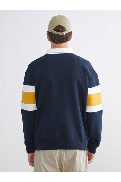 LC Waikiki Ανδρικό φούτερ Polo Neck με τύπωμα