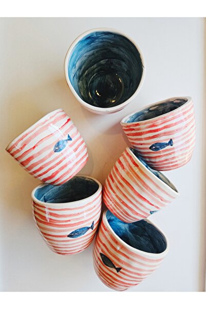 WEBBMODA Handmade Fish Mug Cup