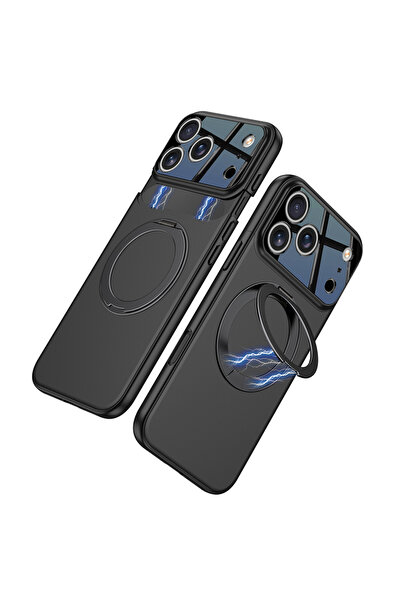 Nezih Case Apple Iphone 17 Pro Max Uyumlu Magsafe Sarj Özellikli 360 Derece S...