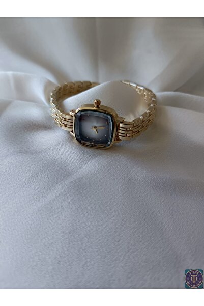 uyguntakıaksesuar Gold Silver Color Square Dial Women's Bracelet Watch – Eleg...