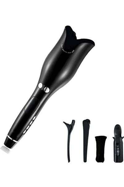 buz Ondulator automat de păr cu înveliș ceramic – temperatură reglabilă și ro...