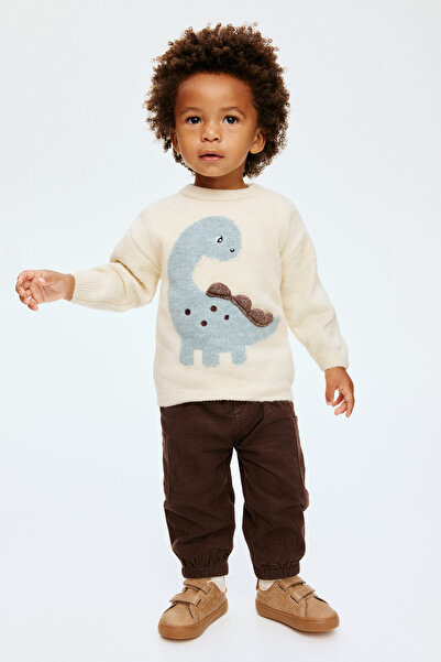 H&M Motif Detaylı Kazak