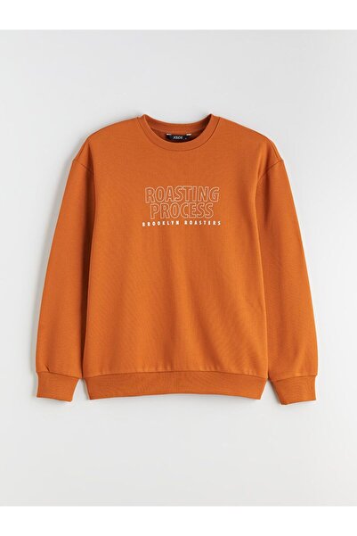 LC Waikiki Hanorac gros pentru bărbați cu imprimeu cu gât