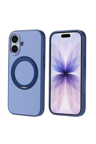 Nezih Case Apple iPhone 17 Uyumlu Mat Yüzeyli Magsafe Sarj Destekli Stand Yüz...