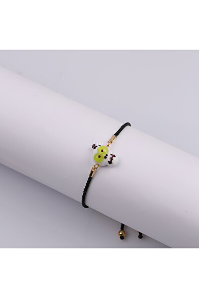 ADAMODART Skull Murano Glass Beaded Bracelet