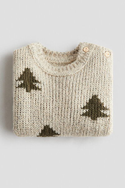 H&M Jakarlı Triko Kazak