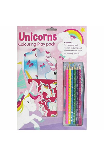 Bookidz Unicorns - Coloring pack with stickers