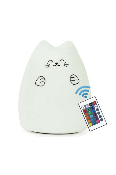 buz Lumină de noapte LED portabilă cu 7 culori - silicon fără BPA, USB, tacti...