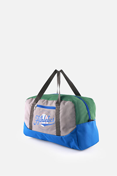 ICONE BAG Erkek Çocuk Baskılı Spor Çanta, Cepli Spor Çanta, Fermuarlı Detaylı Çocuk Spor Çanta,