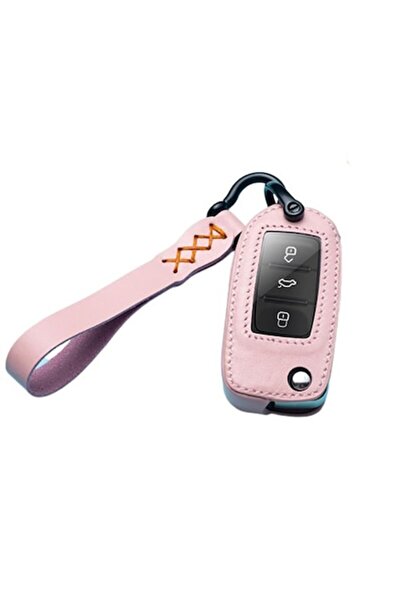 OEM Pink protective cover for car key blade type Polo, Golf, Passat, Beetle, ...