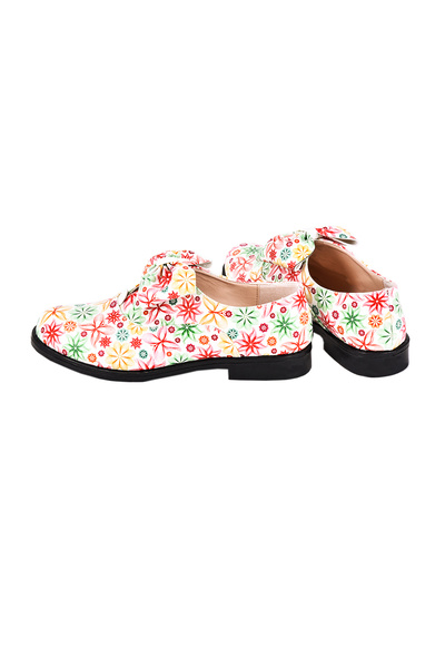 JustBow Printed Colorful Design Women's Shoes