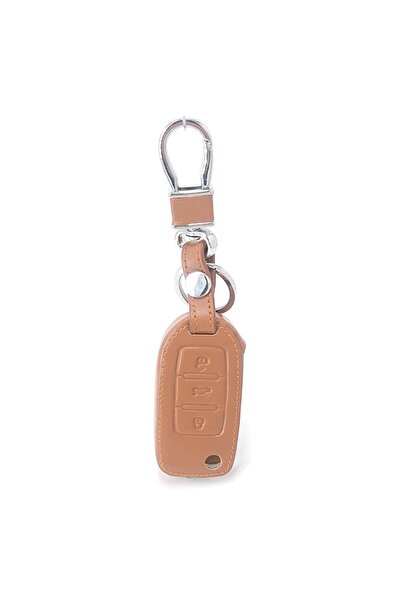 OEM -leather key case for Volkswagen VW Polo Golf Passat Beetle Caddy T5 Up Eos Tiguan Jetta Skoda Oc