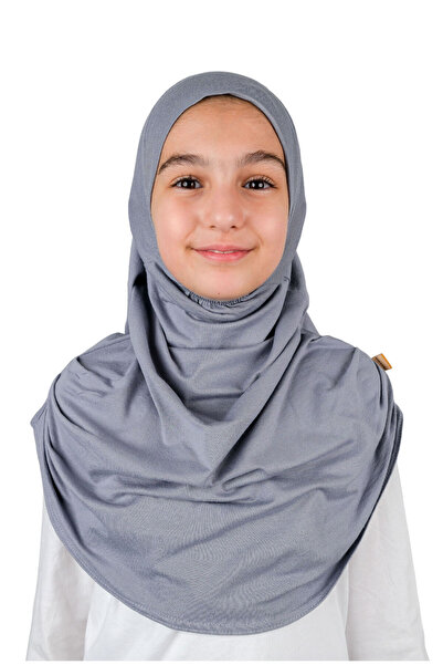 ihvan online Πρακτικό έτοιμο σάλι για παιδιά σε σκούρο γκρι