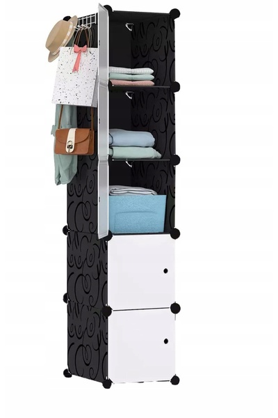 Other SZAFA MODUŁOWA SZAFKA REGAŁ Meble Garderoba pojemna duża 5 poziții