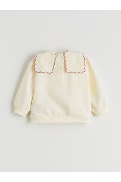 LC Waikiki Lcw Baby Crew Neck Strap Baby Girl Blouse and Pants 2-Piece Set