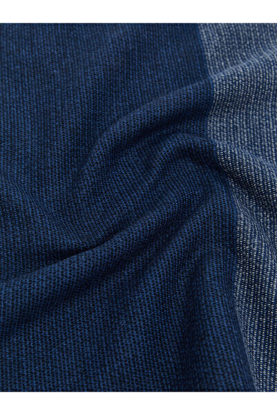 LC Waikiki Hilfa New Season Tassel Detailed Color Block Men's Scarf