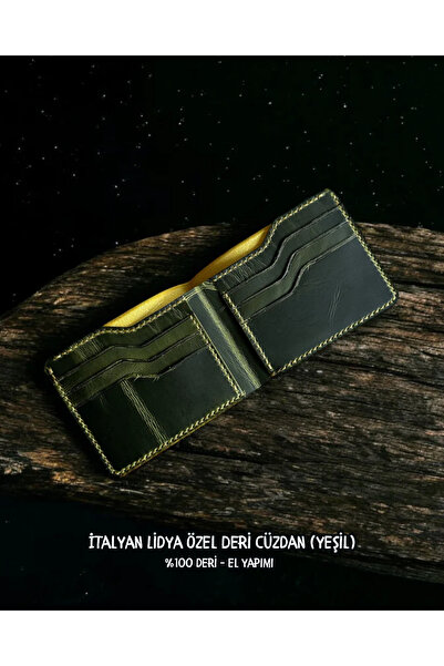 Nicevia Italian Lidya Special Leather Wallet (Green)