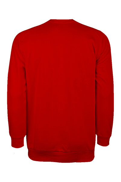 blck & premium baskılı SOFTTOUCH TECH. 3 İPLİK İPEKSİ DOKU UNİSEX Sweatshirt 3 İplik Şardonsuz