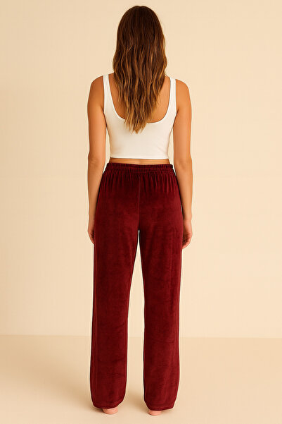 Nayromi Kadın Battal Kadife Pijama Altı