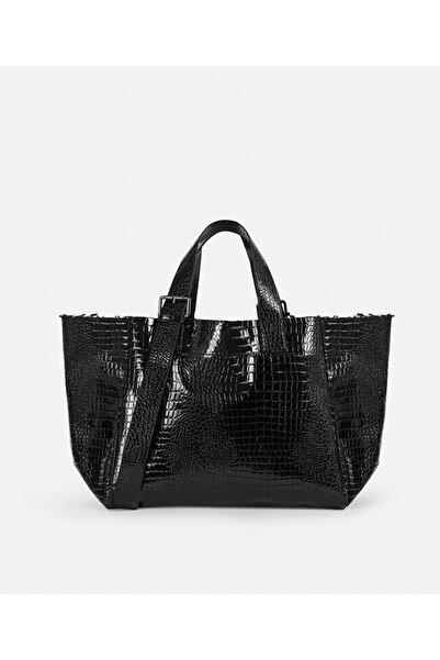 İpekyol Timsah derisi görünümlü tote çanta