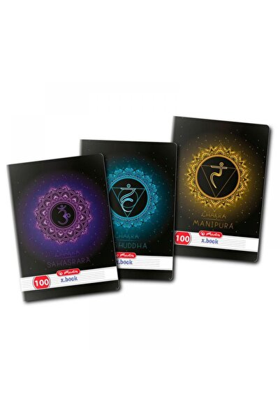 Herlitz Caiet A4, 100 de coli, Chakra, dictare