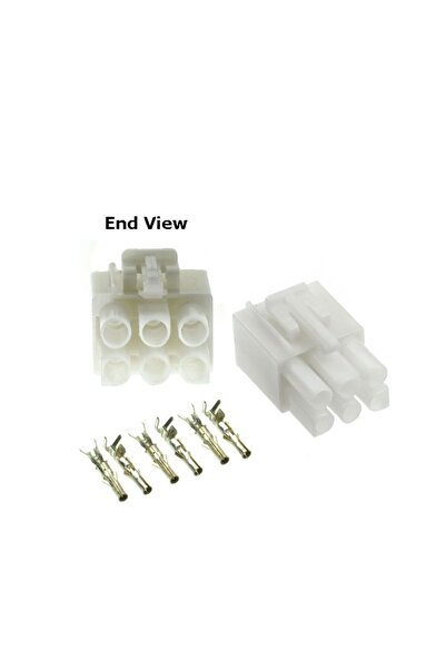 WIMO 6-pin DC connector (cable side)