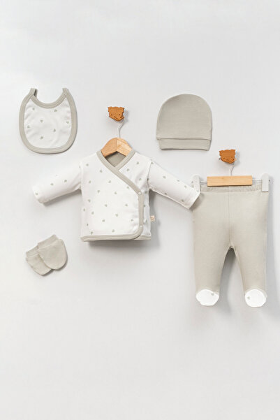 Belemir Kids Heart Printed 5-Piece Hospital Discharge Set