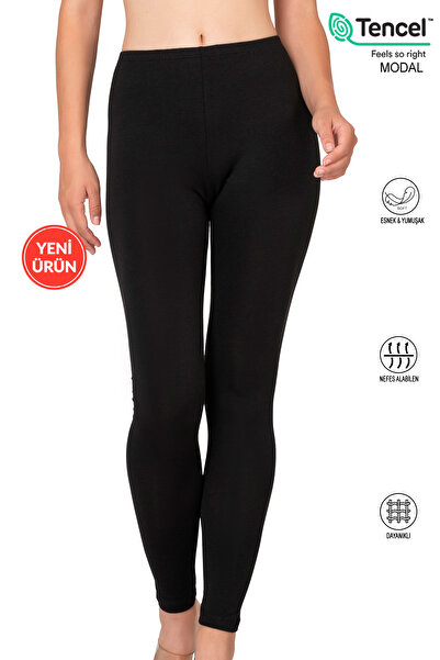 ÖZKAN underwear Özkan 27779 Colanți lungi din bumbac modal din țesătură premium pentru femei, elastici, confortabili, moi