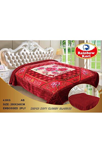 Roshen Cloudy blanket, 4 kg, double-sided, soft, luxurious quality and elegant appearance, size 200*240 cm
