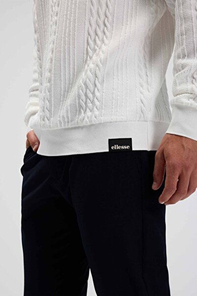Ellesse Ανδρικό λευκό φούτερ EM623-OF