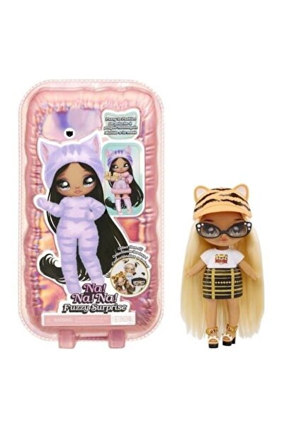 MGA Papusa Surpriza Na Na Na Fuzzy, Fata Tigru, 17cm